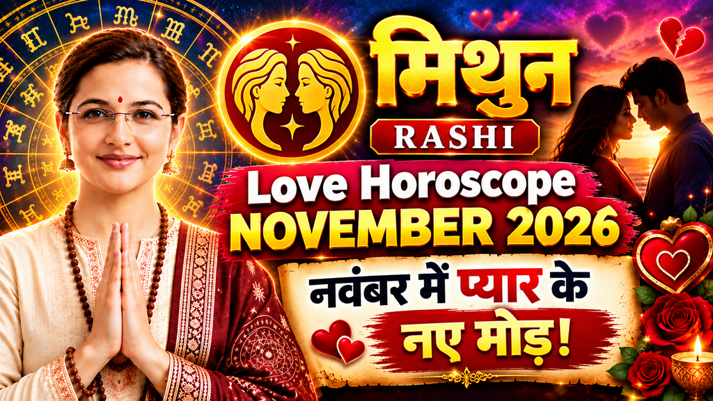 Gemini Love Horoscope November 2026 | Mithun Love Rashifal
