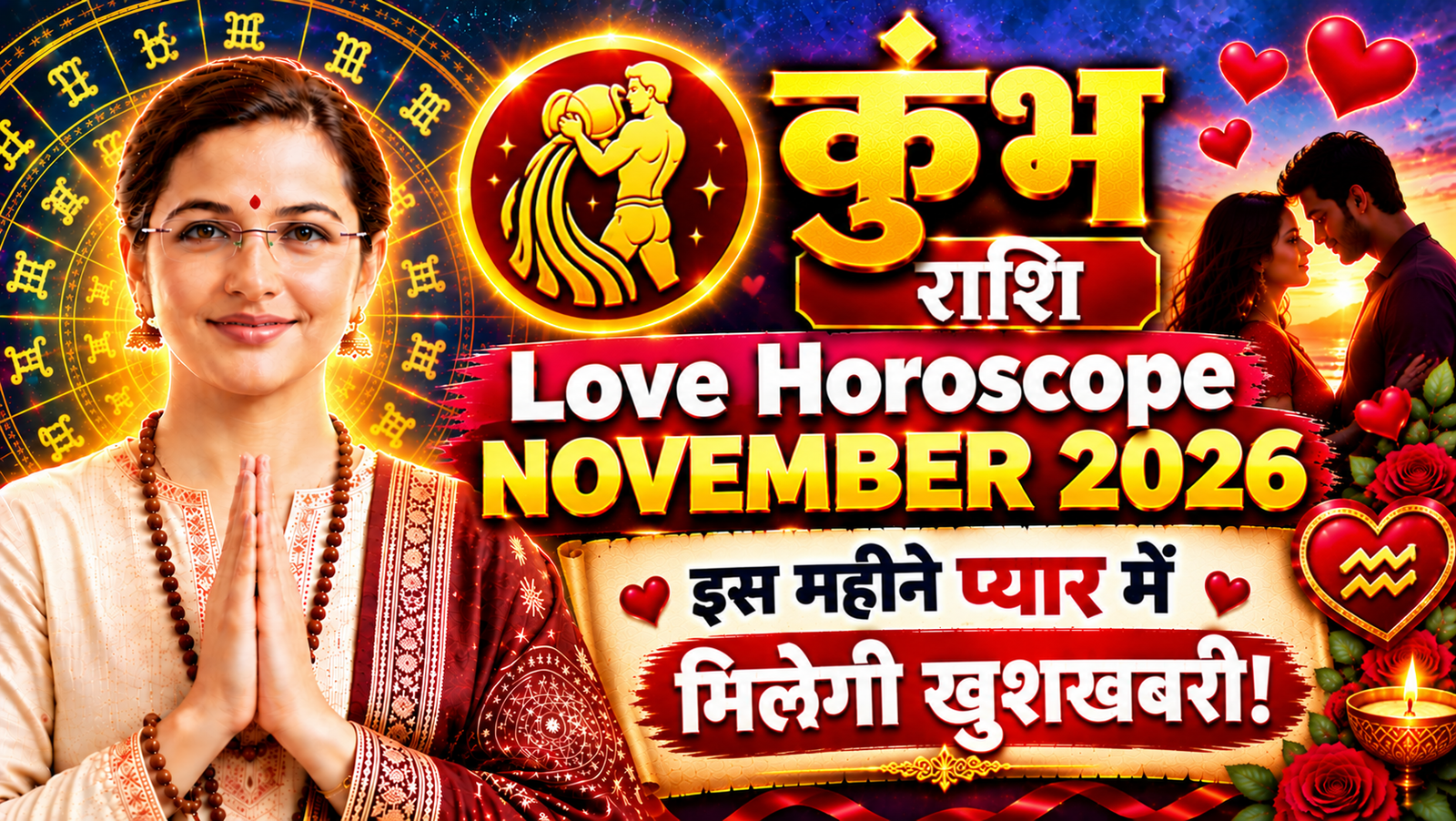 Aquarius Love Horoscope November 2026 | Kumbha Love Rashifal
