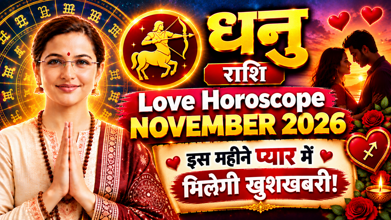 Sagittarius Love Horoscope November 2026 | Dhanu Love Rashifal
